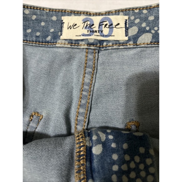 We the Free Just Float On Flare Jeans Paisley Boho Festival NWT Women's Size 30 - Picture 8 of 10